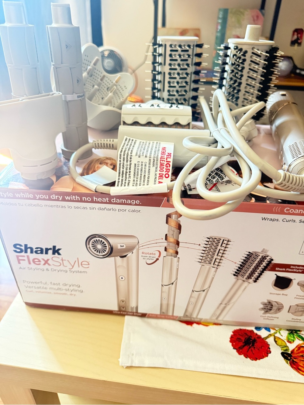 Shark FlexStyle White Hair Styling & Drying Set